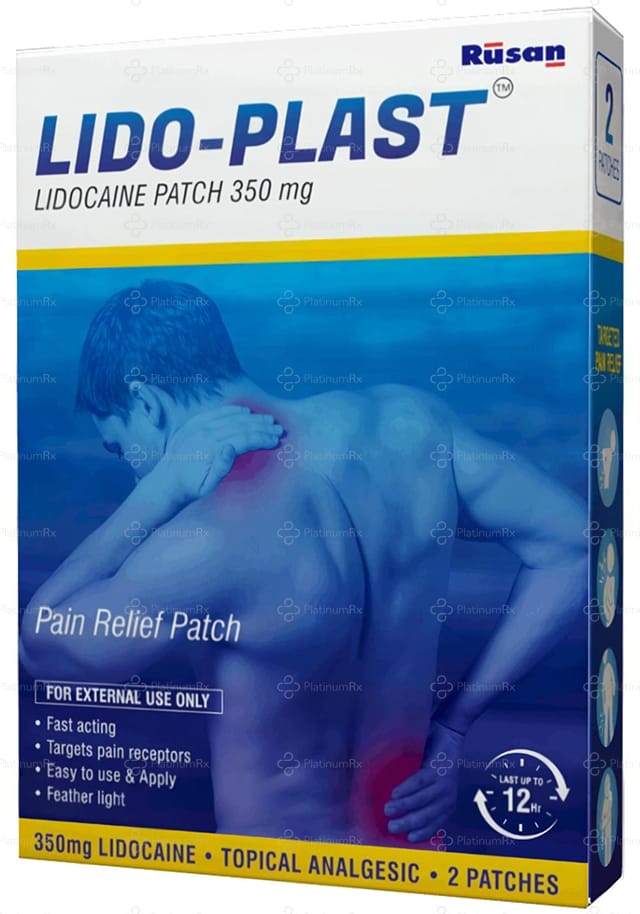 Lido Plast 350mg Pain Relief Patch 1s