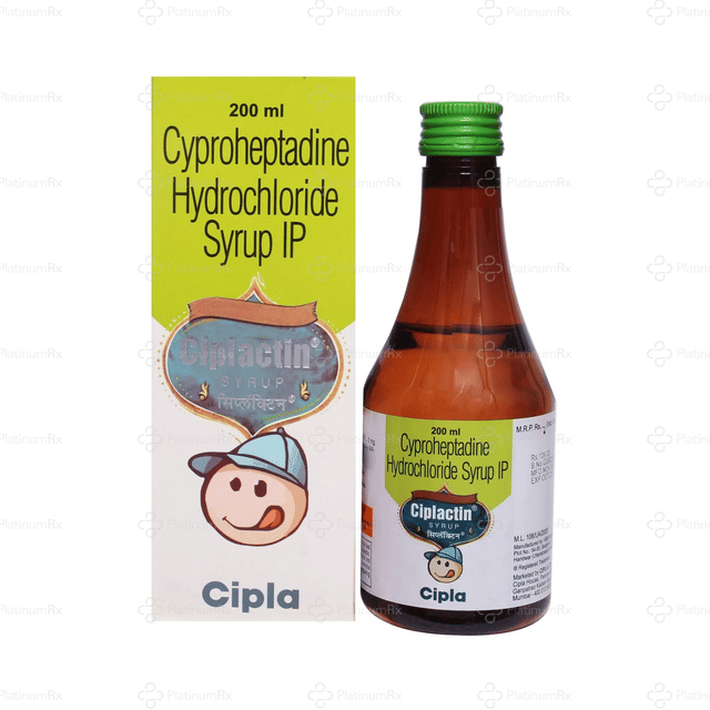 Ciplactin 2mg Syrup 200ml