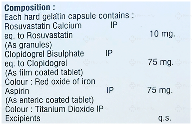 Rosuwise Gold 75/75/10mg Capsule 10s