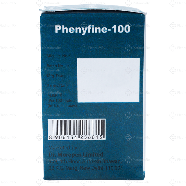 Phenyfine 100mg Tablet 100s
