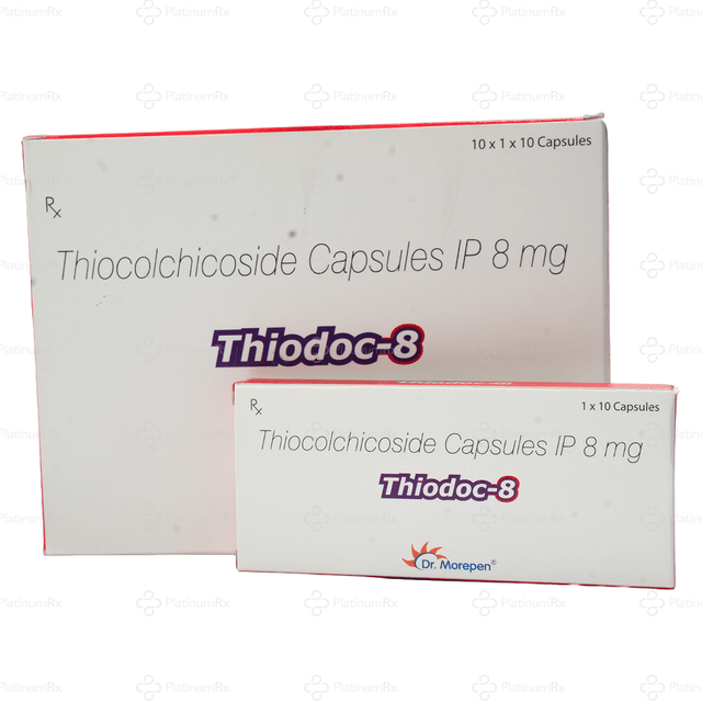 Thiodoc 8mg Capsule 10s