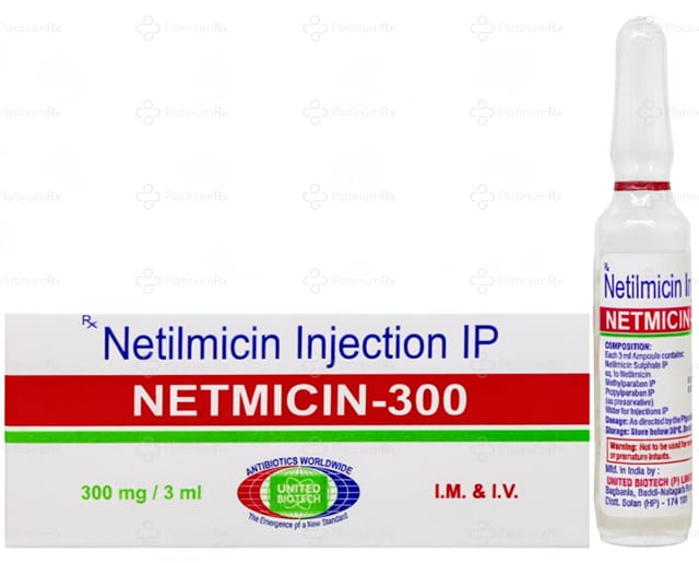 Netmicin 300mg Injection 3ml