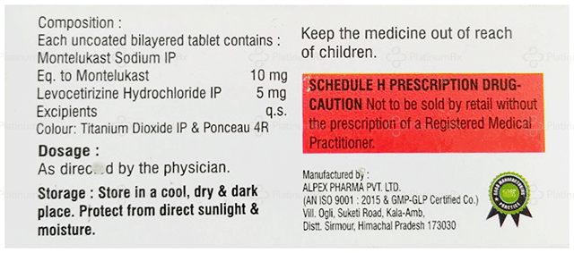 Montmin LC 5/10mg Tablet 10s