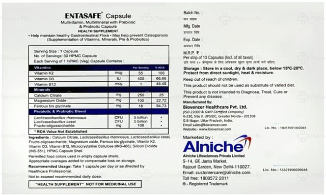 Entasafe Capsule 10s