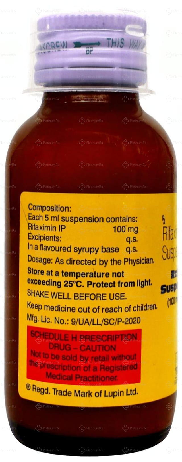 Rcifax 100mg Oral Suspension 60ml