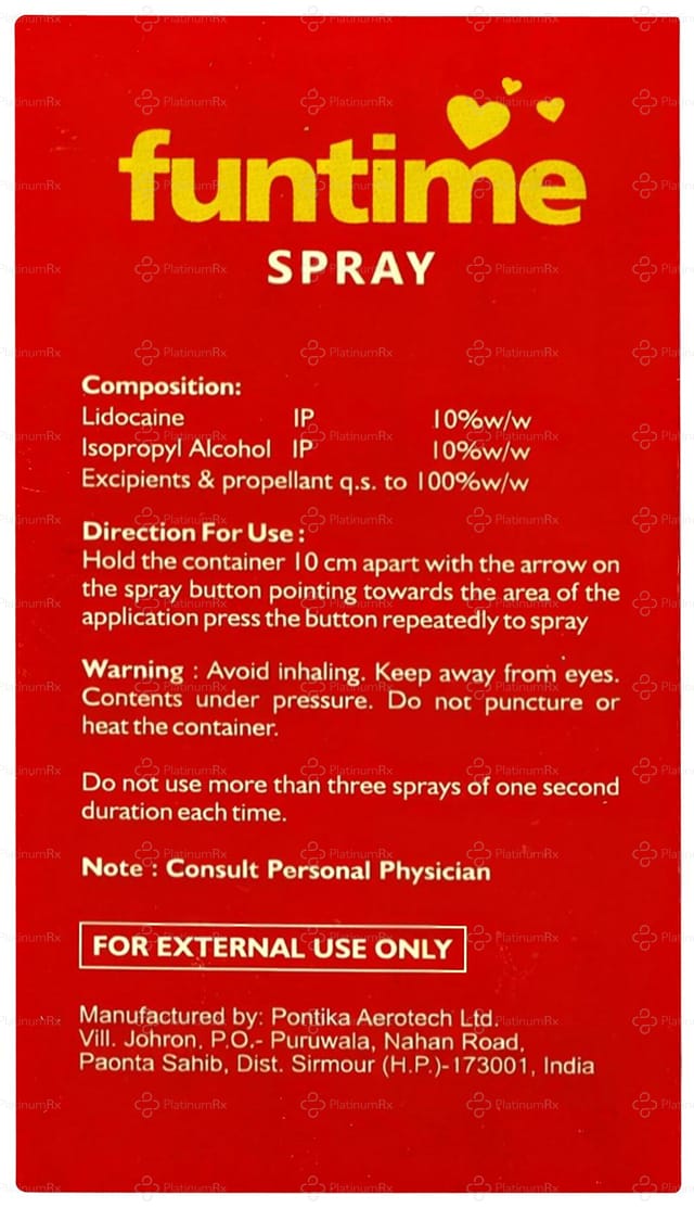 Funtime 10% Spray 20gm