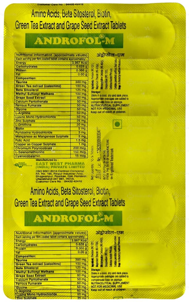 Androfol M Tablet 10s