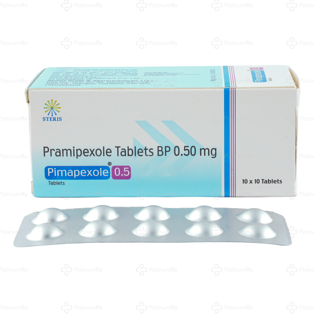 Pimapexole 0.5mg Tablet 10s