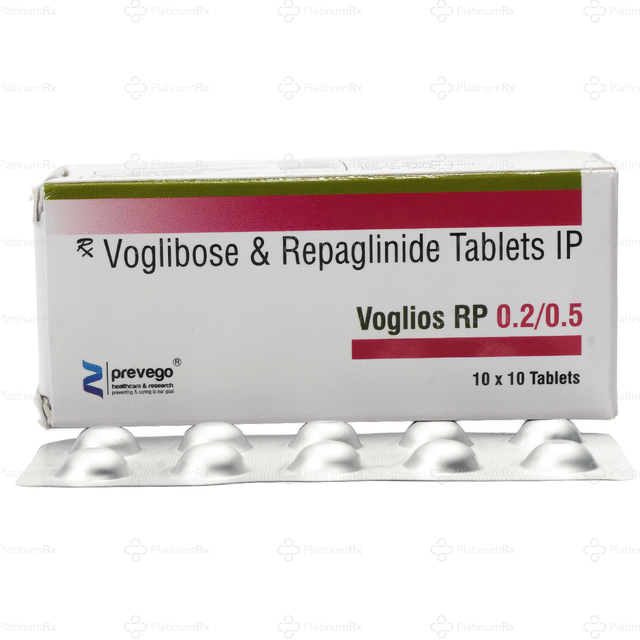 Voglios RP 0.5/0.2mg Tablet 10s