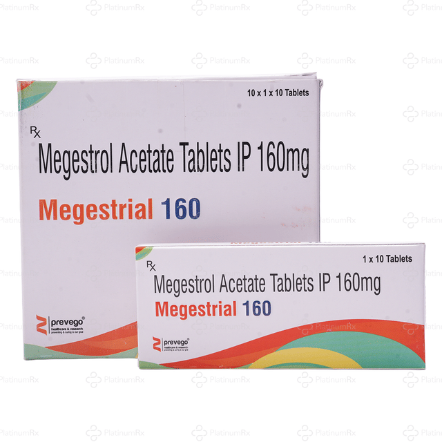 Megestrial 160mg Tablet 10s
