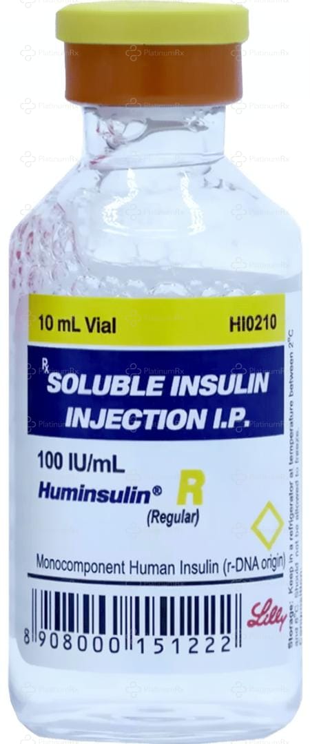 Huminsulin R (100 IU/ml) (1*10ml Vial)