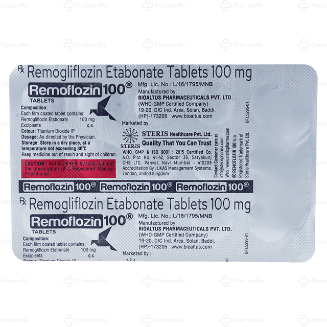 Remoflozin 100mg Tablet 15s