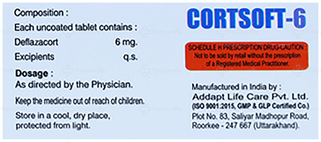Cortsoft 6mg Tablet 10s