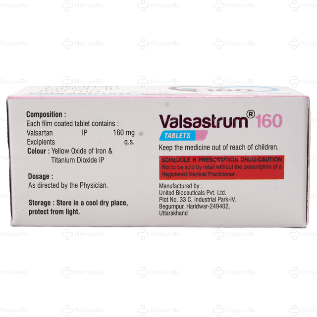 Valsastrum 160mg Tablet 10s