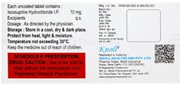 Isoprinol 10mg Tablet 10s