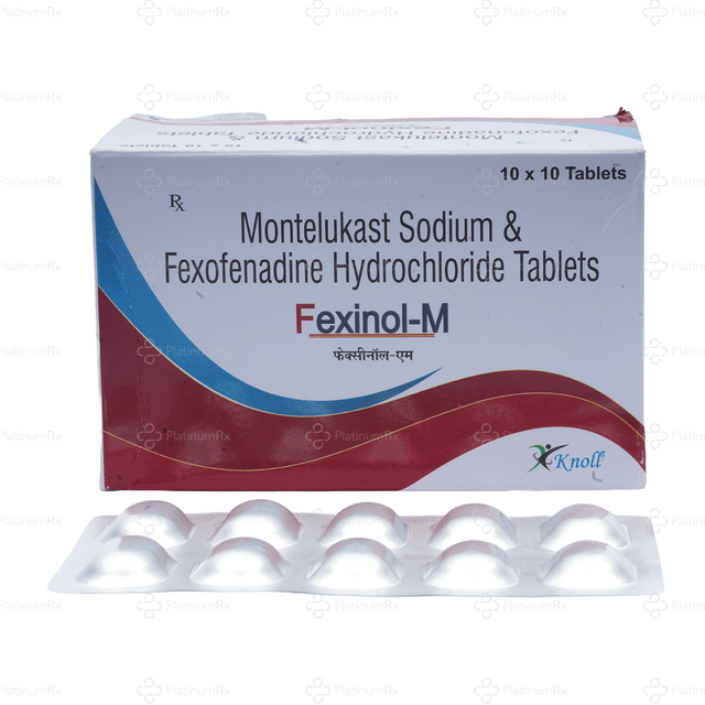 Fexinol M 10/120mg Tablet 10s
