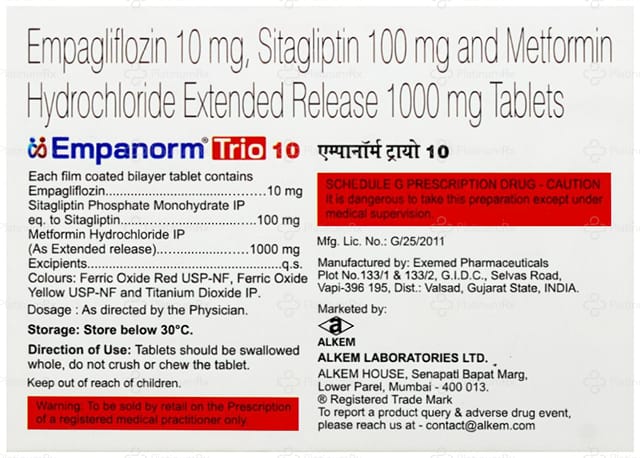 Empanorm Trio 10mg Tablet 10s