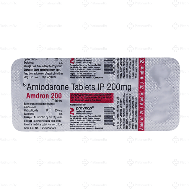 Amdron 200mg Tablet 10s