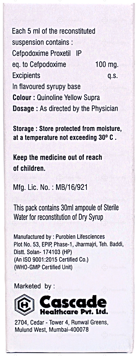 Sagipod 100mg Oral Suspension 30ml