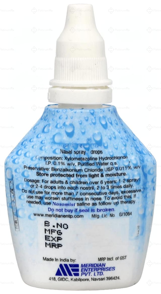 Nasomist X Nasal Drops 10ml