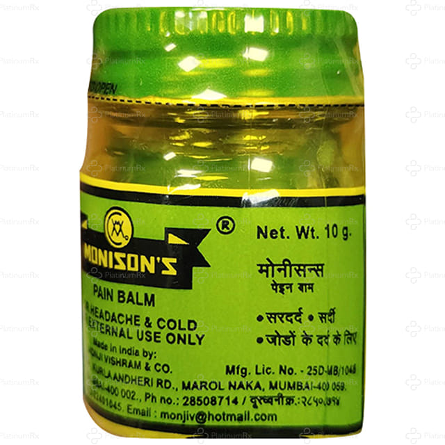 Monisons Pain Balm 10gm
