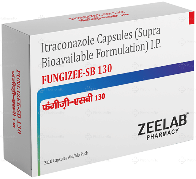 Fungizee SB 130mg Capsule 10s