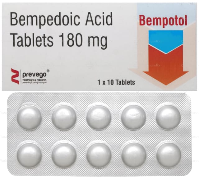 Bempotol 180mg Tablet 10s
