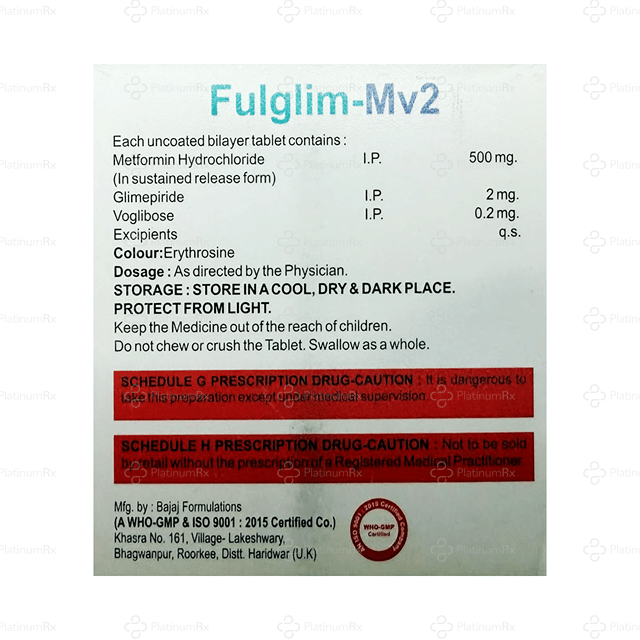 Fulglim Mv 2/500/0.2mg Tablet SR 15s