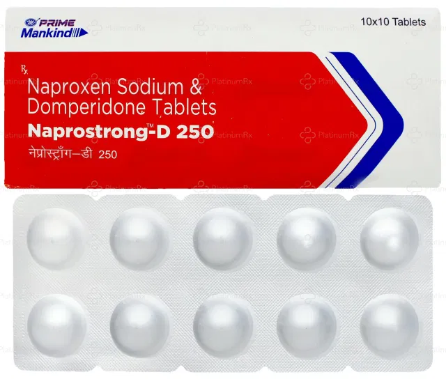 Naprostrong D 10/250mg Tablet 10s