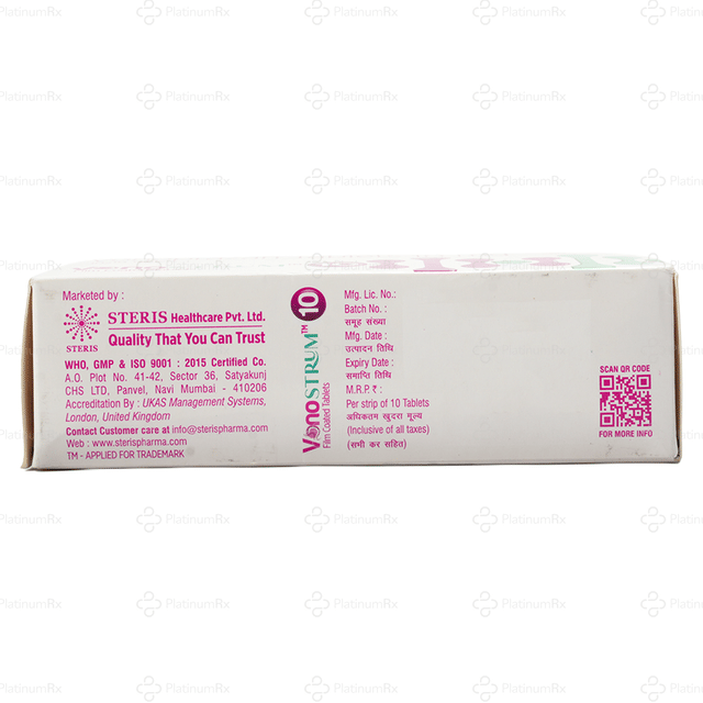 Vonostrum 10mg Tablet 10s