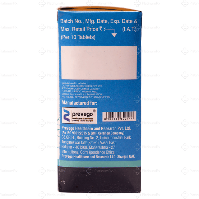 Olmevac ACT 20/5/12.5mg Tablet 10s