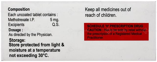Methotrex 5mg Tablet 10s