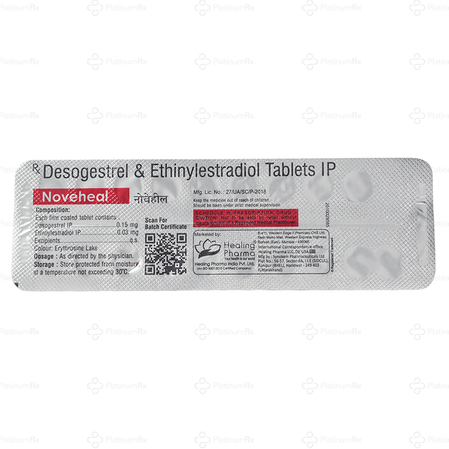 Noveheal 0.03/0.15mg Tablet 21s