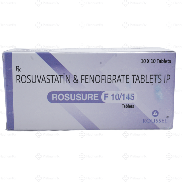 Rosusure F 10/145mg Tablet 10s