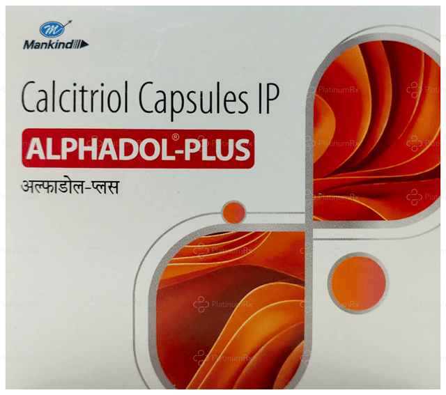 Alphadol Plus 0.25mcg Soft Gelatin Capsule 10s