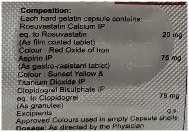 RO ON Gold 75/75/20mg Capsule 10s