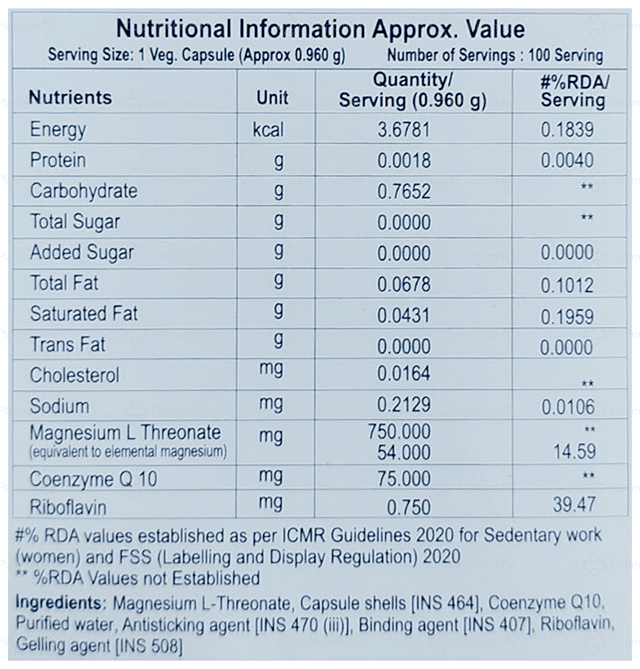 Magverse MI 75/54/0.75mg Capsules 10s