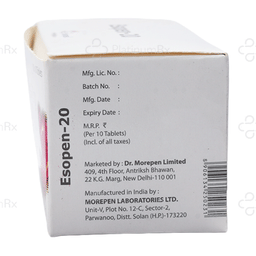 Esopen 20mg Tablet 10s