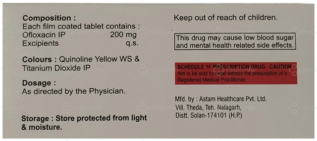 Ofzone 200mg Tablet 10s