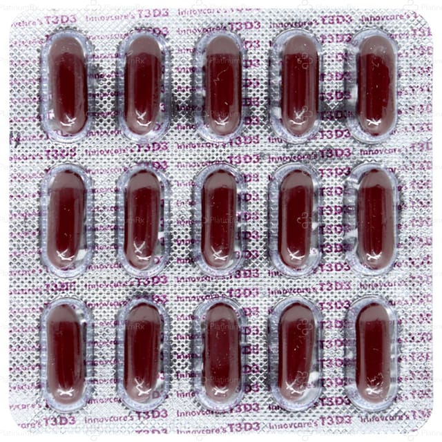 Innovcares T3 D3 Capsule 15s