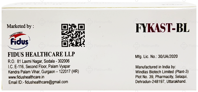 Fykast BL 20/10mg Tablet 10s
