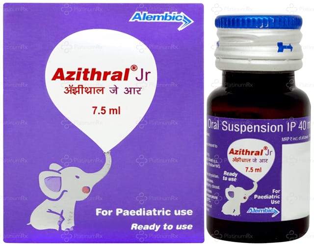 Azithral JR 40mg Oral Suspension 7.5ml