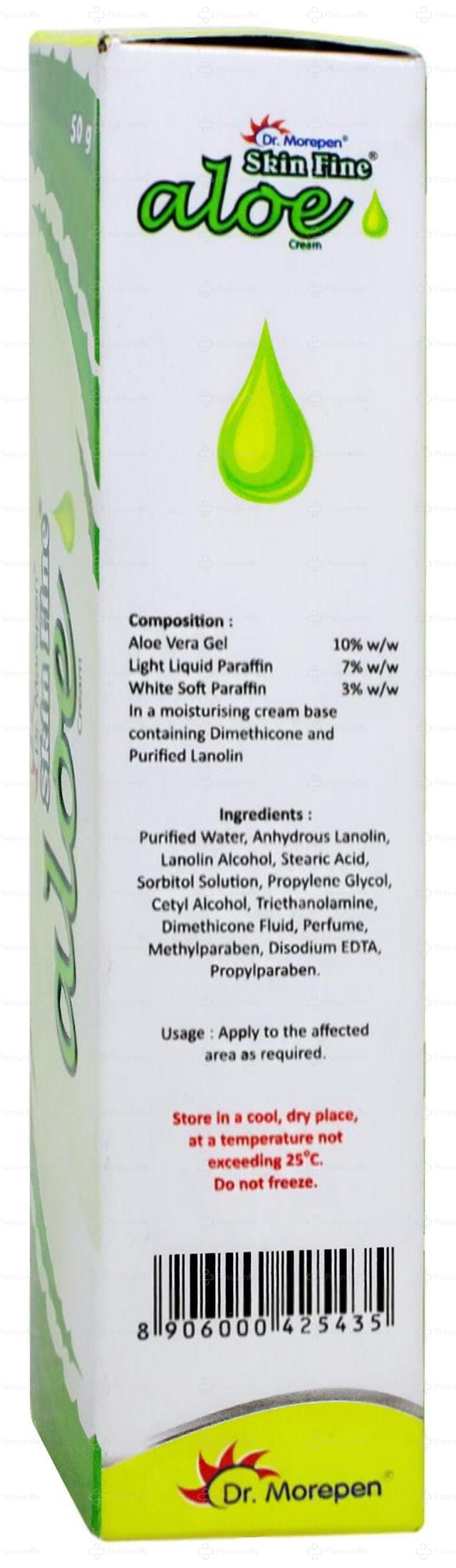 Skin Fine Aloe Mositurising Cream 50gm