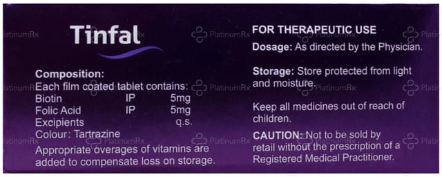 Tinfal 5/5mg Tablet 10s