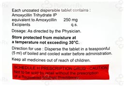 Almox 250mg Tablet DT 15s