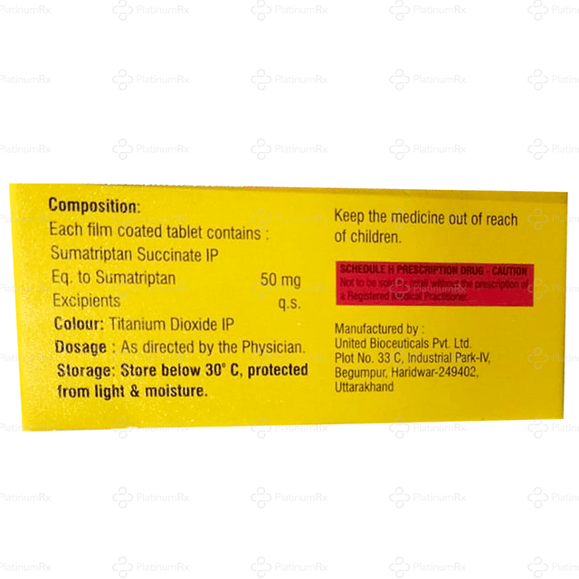 Sumagren 50mg Tablet SR 10s