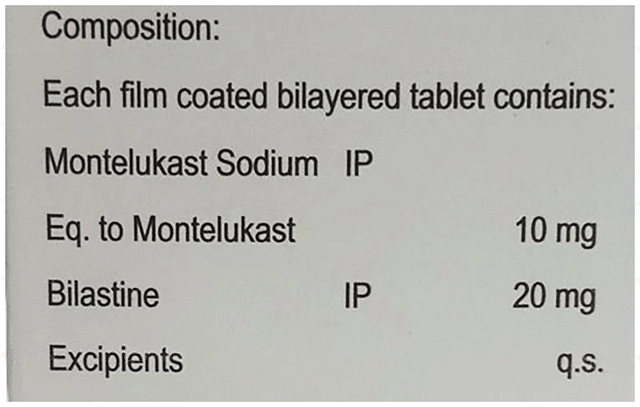 Allify MT 20/10mg Tablet 10s