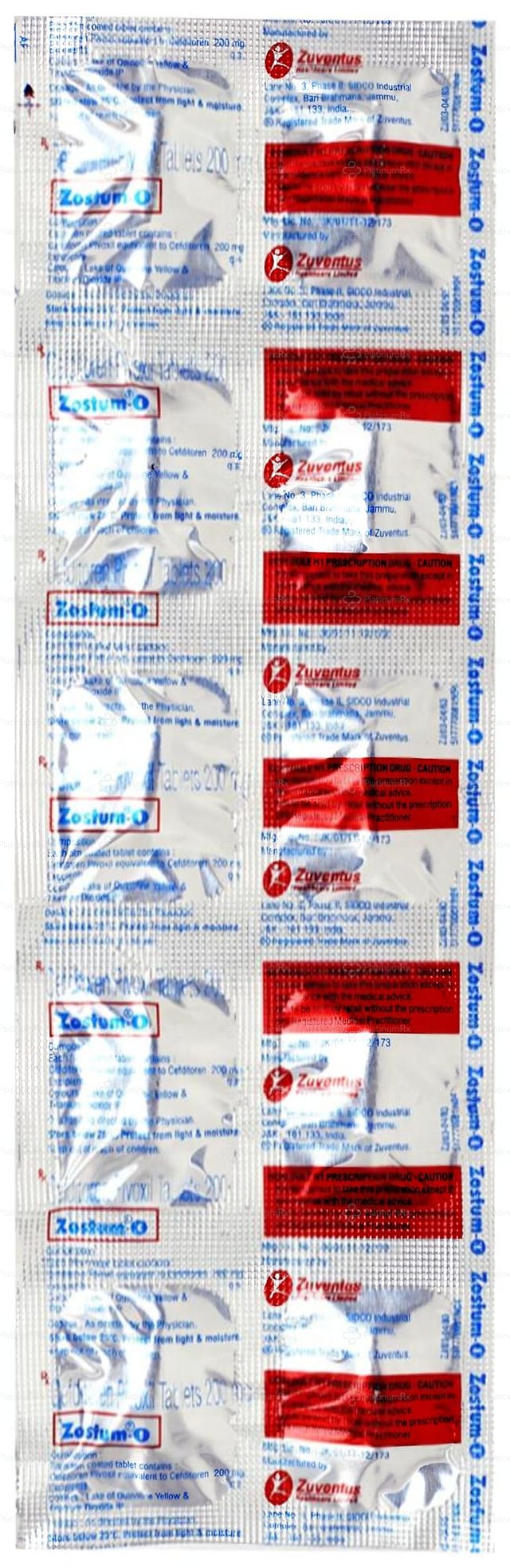 Zostum O 200mg Tablet 10s