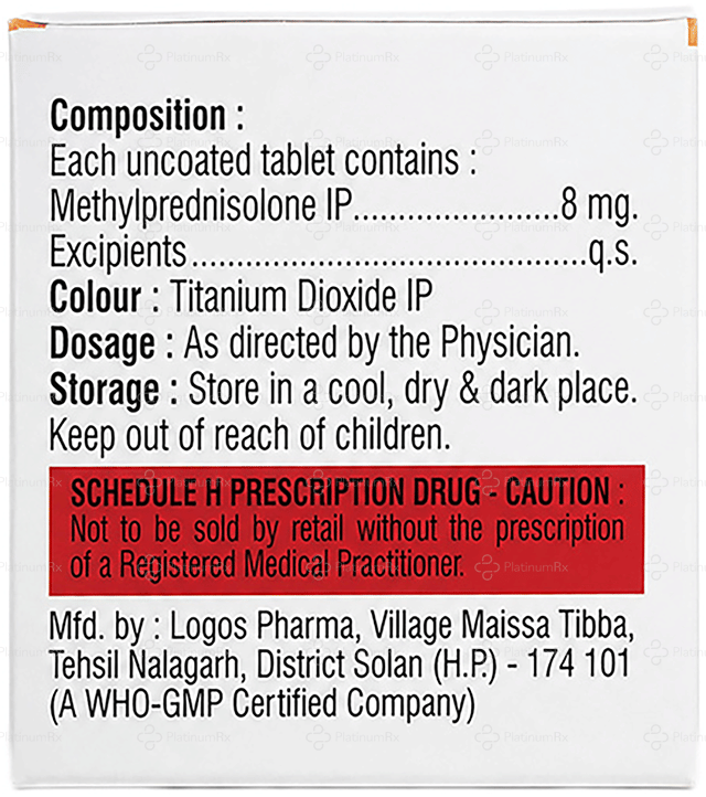 Cubipred 8mg Tablet 10s