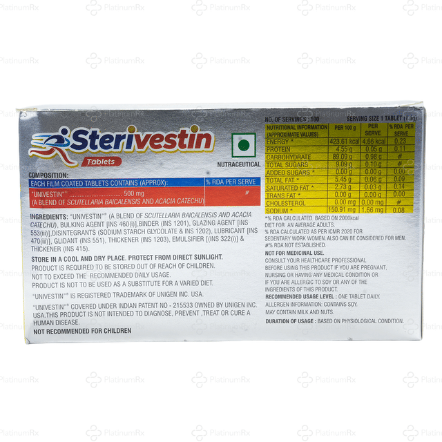 Sterivestin 500mg Tablet 10s